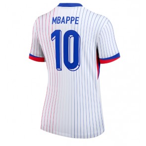 Lacne Ženy Futbalové dres Francúzsko Kylian Mbappe #10 ME 2024 Krátky Rukáv - Preč